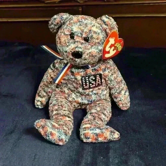 2000 USA Bear Ty Beanie Baby. - Picture 1 of 5